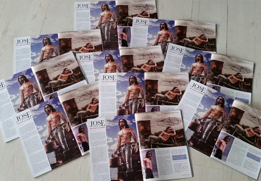Jose Batistine Featured in a Magazine